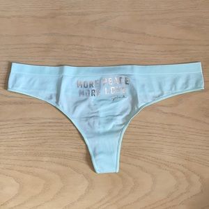 Pink Victoria secret thong panties brand new size L G